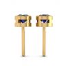 Sapphire Stud Earrings in Yellow Gold, Image 2