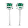 Classic Emerald Stud Earrings, Image 2