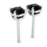 5 mm black diamond stud earrings , Image 3