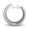 Black Diamond Hoop Earrings , Image 2