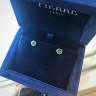 Emerald Stud Earrings in Yellow Gold, Image 5