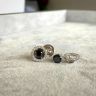 5 mm Black Diamond Studs with Detachable Halo Jackets Rose Gold, Image 5