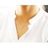 Cross Necklace with 6 diamonds, Image 2