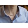 Smile Necklace with 0.33 ct Diamond and Sea Pearls - Ruban Collection, Image 2