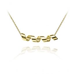 Smile Necklace in 18K Yellow Gold - Ruban Collection Smile Necklace in 18K Yellow Gold - Ruban Collection