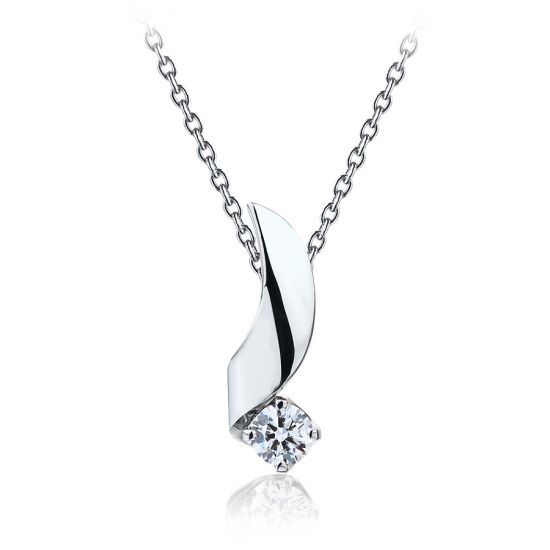 Pendant with 4.5 mm Diamond - Ruban Collection, Enlarge image 1