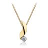 Pendant with 4.5 mm Diamond - Ruban Collection, Image 2